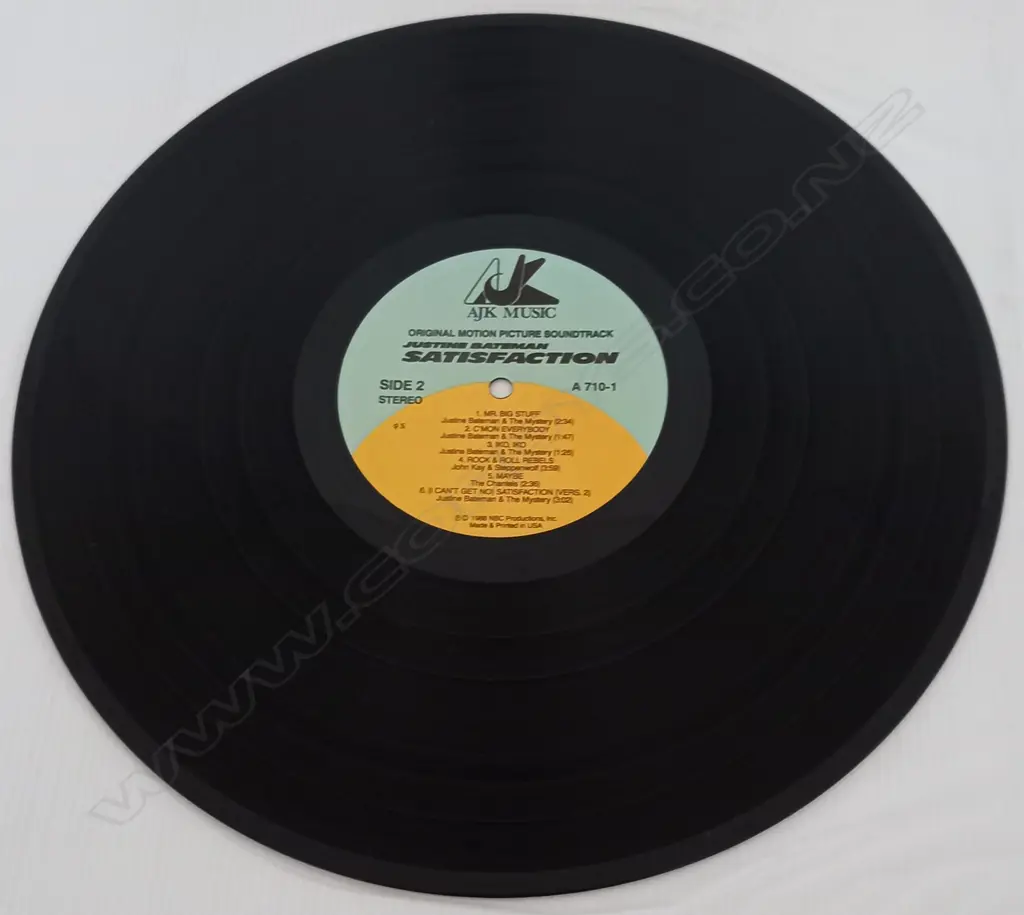 Justine Bateman, Satisfaction: Original Motion Picture Soundtrack Image 1++